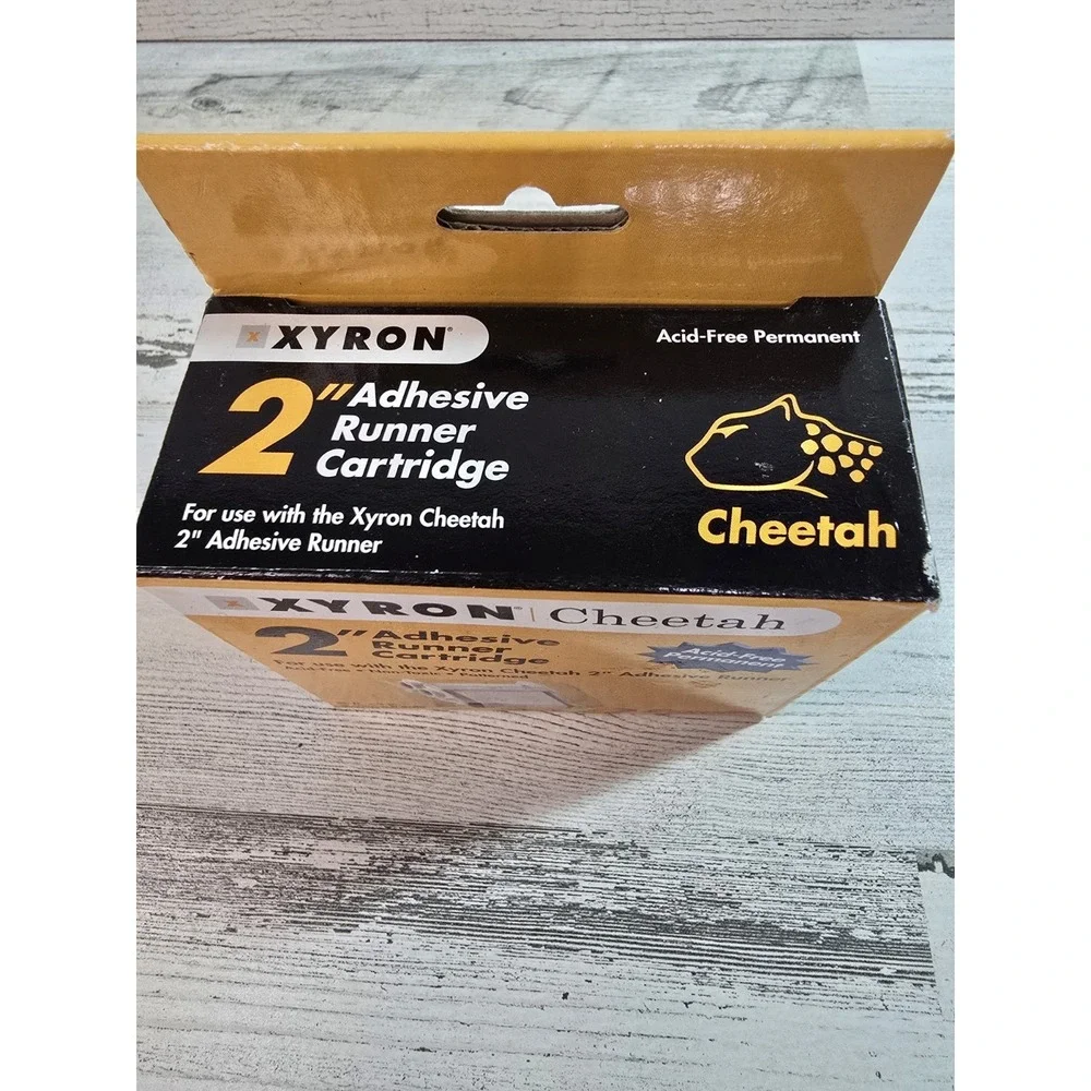 Xyron Cheetah Adhesive Runner And Extra Permanent 2